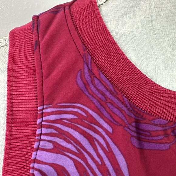 Hapari Women's M 8-10 Tankini Swim Top Attached Non Padded Bra Pink Floral EUC - Picture 3 of 8